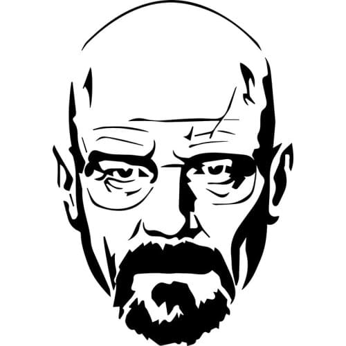 RuleMylife Walter White Heisenberg Vinyl Car Stickers For Volkswagen Bmw E46 Bmw E90 Car Sticker Automobile Car Accessories
