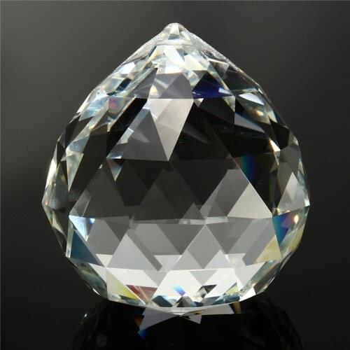 100mm Photography Faceted Crystal Ball Feng Shui Crystal Ball Glass Ball Water Prism Pendant Hanging window decorations
