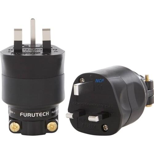 HIFI Furutech 13A UK mains plug FI-UK 1363(G) gold plated / FI-UK 1363 (R ) NCF Rhodium plated Top end MATIHUR Japan No box