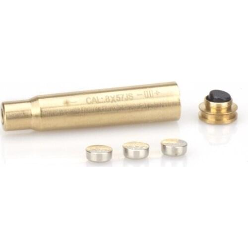 Gun Laser 8x57JS Rifle Laser Boresighter In Chamber Red Laser Collimator Bore Sighter Rifle Light