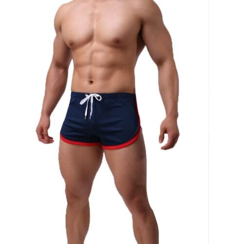 Summer Men Casual Shorts Comfortable Home Man Shorts Built-in thong Trunks Beach Shorts Pajama pants Boxer shorts drop Shipping