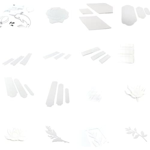 Dolphin Leaves Metal Cutting Dies and Stamps DIY Scrapbooking Card Stencil Paper Cards Handmade Album Stamp Die Sheets