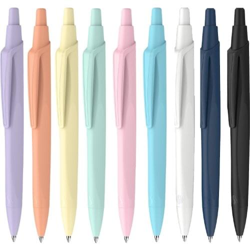 German Schneider Reco Gel Pen 0.5mm Macaron Color Press Gel Pen Simple Student Exam Special Quick-drying Black Pen