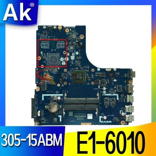 New ZAWBB LA-B291P For Lenovo B50-45 305-15ABM Laptop Motherboard FRU:5B20G37250 E1-6010 DDR3 100% Fully Tested&High quality