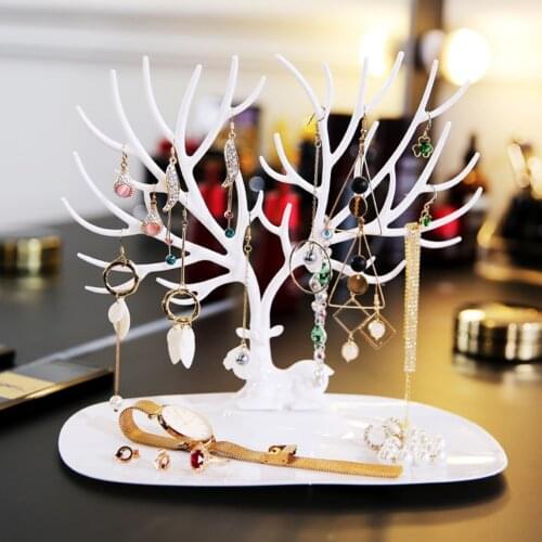 Jewelry Organizer Earrings Necklace Ring Pendant Bracelet Jewelry Stand Tray Tree Storage Jewelry Organizer Holder