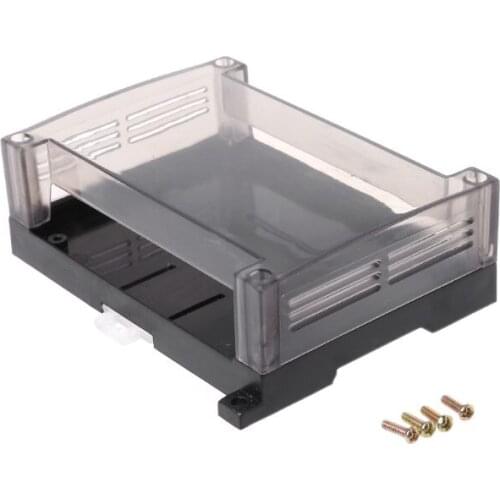 Transparent Plastic PLC Industrial Control Box Panel PLC Enclousure Case DIY PCB Shell