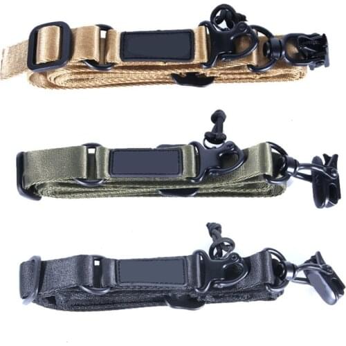 Mountaineering Safety Belt Two-point Safety Lanyard Outdoor Camping Rescue Multi-function Task Tactical Rope Camera Strap