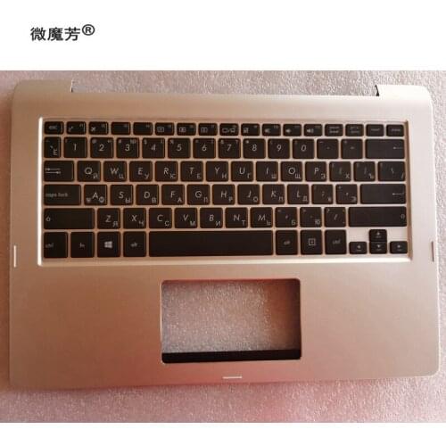 Russian laptop keyboard FOR ASUS TP300 TP300L TP300LD Q302 Q302LA Q304 TP300LA TP300LG TP300UA silver Palmrest upper cover RU