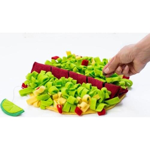 Pet Dog Sniffing Pad Training Dog Puzzle Sniffing Pad Creative Pet Slow Food Pad Foraging Pad Pet Toy Supplies