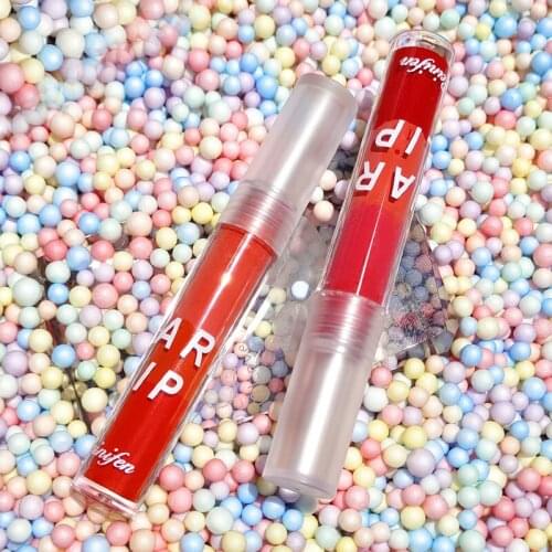 2 Colors Long Lasting Lip Gloss Matte Velvet Liquid Lipstick Waterproof Moisturizing ​Lip Makeup Cosmetic TSLM1