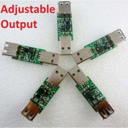 Tb398 5pcs 7w Usb 5v To Usb 9v 12v 15v Dc Boost Inverter Conversion Module For Led Motor Rf Controller Solar Charging