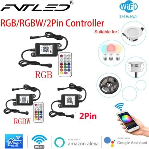 Waterproof Smart Phone APP WIFI Bluetooth RGB RGBW WW / CW Controller Remote Control for FVTLED Recessed Spotlights Deck Light
