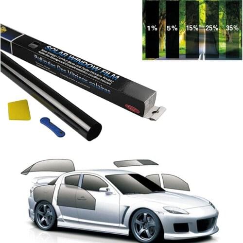 300x50cm Car Window Film Windshield Cover Sun Shade Office Home Bedroom Side Mirror Insulation Solar UV Protection Sticker