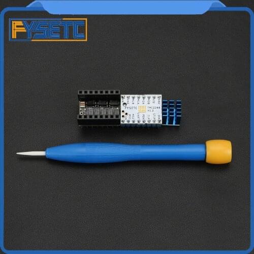 1pc Latest FYSETC TMC2208 V1.2 + Protector Stepping Motor Mute Driver Stepstick Freely Using UART Flying Wires 3D Printer Parts