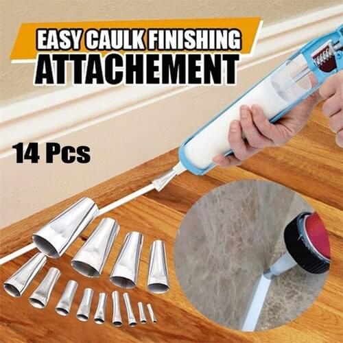 1Pcs Caulking Finisher Silicone Sealant Nozzle Glue Remover Grout Scraper 14 Sizes