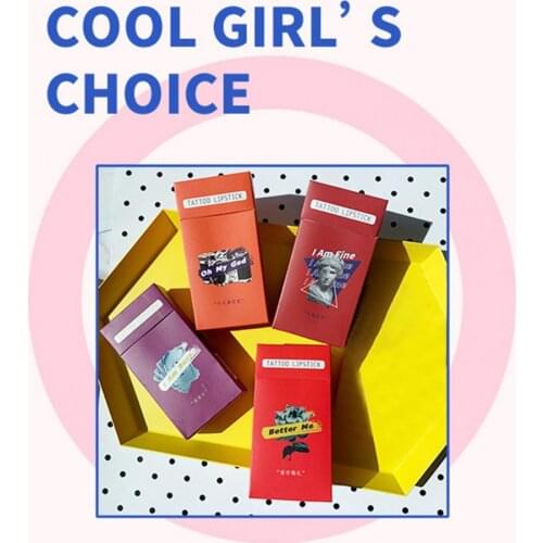 20Pcs/Box Lip Glaze Delicate Texture Non-stick Cup Disposable Cotton Swab Lipsticks for Makeup