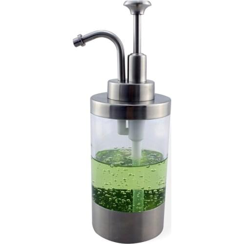 304 Stainless Steel Brushed Liquid Soap Dispenser Pump Bottle Kitchen Countertop Accessory Home Decor