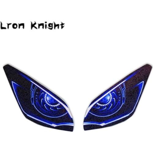 For YAMAHA MT-09 Tracer MT09 MT 09 2016-2019 Motorcycle 3D Front Fairing Headlight Stickers Guard Head light protection Sticker