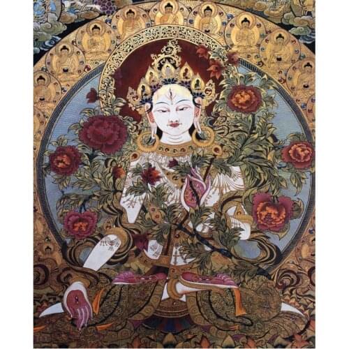 DIY 5d Diamond Painting completely Buddha lines Set for Embroidery Accessories Needleworks mosaic Cross stitch Y0984