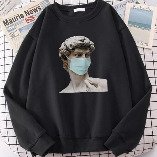 David Michelangelo Vintage Funny Men Hoodie 2021 Autumn Winter Warm Fleece High Quality Sweatshirts Fashion Hoodies