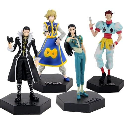 19-24CM Cartoon Anime City Hunter Hisoka Kurapika Zaoldyeck PVC Action Figure Collection Model Toys gifts for kids