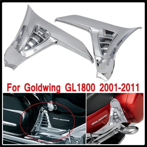 Chrome Triangle Cover For Honda GoldWing GL 1800 GL1800 2001-2011 Chrome Left Right Motorcycle Parts Modified accessories