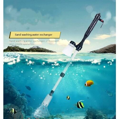 ILonda power electric sand washer fish tank electric water exchanger pumping automatic cleaning tool Aquarium