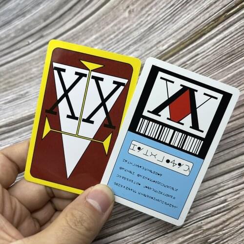 Hunter x Hunter License Card GON FREECSS Cosplay Anime Hisoka Kurapika Killua Zoldyck PVC Cards Props