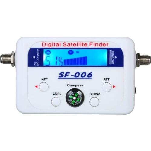 KKmoon Mini Digital Satellite Finder Satellite Signal Meter with LCD Display Digital Satfinder with Compass Buzzer