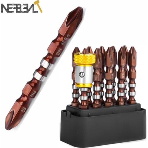 Cross Screwdriver Slotted Screwdrivers Bit Set PH2 Bits Precision Impact Driver Magnetic Anti Slip Electric Tool Hex Shank