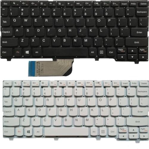 New US laptop keyboard For Lenovo ideapad 100S 100S-11IBY English keyboard black/white