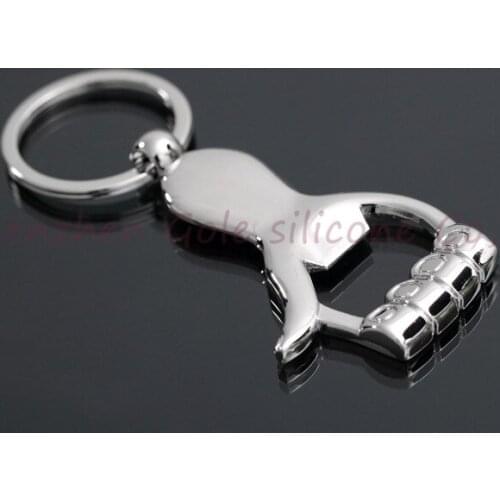500pcs Palm Bottle Opener Keychain Zinc Alloy Beer Softdrinks Beverage Bottle Openers Tablelware Restaurants Promotional Gifts