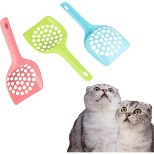 Plastic Pet Sand Shovel Cat Litter Scoop Pet Cleanning Tool Cat Sand Cleaning Products Toilet For Cats Dogs Cat Supplies 1 Pcs