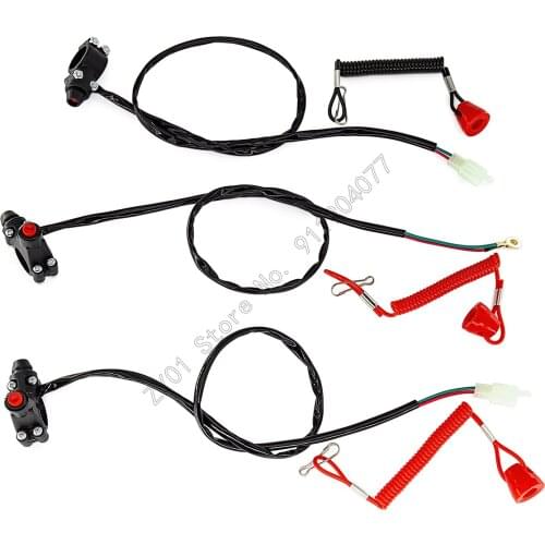 Outboard Cut off Switch Safety Tether Lanyard Boat Motor Emergency Kill Stop Switch Engine Protect For Mx Quad Pit Dirt Atv Bike