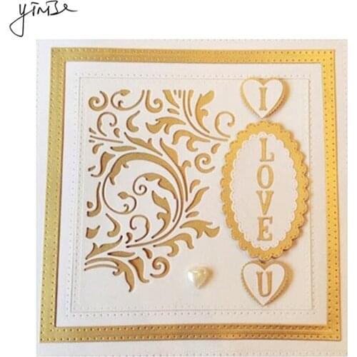 Scrapbook COVER Metal Cutting Dies For Scrapbooking Stencils DIY Album Cards Decoration Embossing Folder Craft Die Cuts Cutter