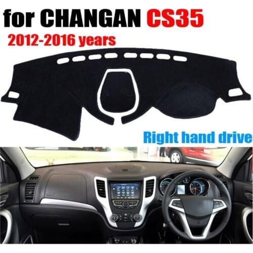 Car dashboard covers mat for CHANGAN CS35 2012-2016 years Right hand drive dashmat pad dash cover auto dashboard accessories