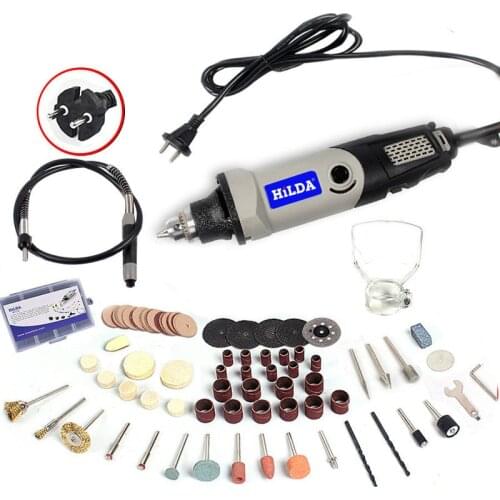 94Pcs/set Electric drill accessories 400W Dremel Grinder Engraver Pen Grinder Mini Drill Electric Rotary Tool Mini Grind Machine