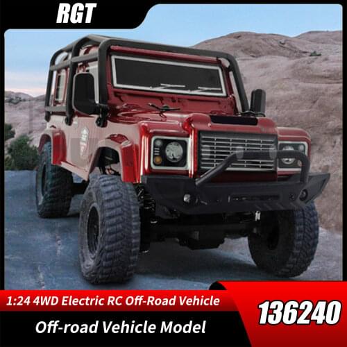 RGT 136240 RC Car V2 1/24 2.4G 4WD 15km/h Radio Control RC Rock Crawler Road Cars Buggy Off-road Vehicle Model Toys Boy Gifts