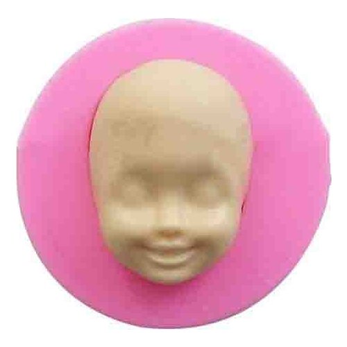 1 Pcs women Face Baby face girl Head silicone mold for cake decorating tools Polymer Pottery Handmade DIY Accessories