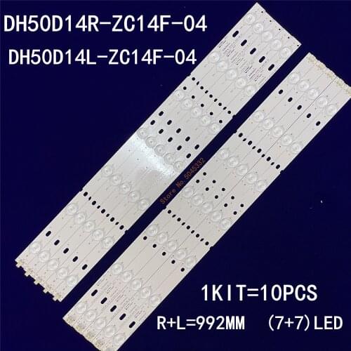LED Backlight strip lamp for 50CE1120 DH50D14L-ZC14F-04 303DH500034 DH50D14R-ZC14F-04 X505BV CN50HA708 T201404034B DH50D14R