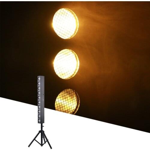 10W COB Warm White Strobe Light Voice Control Stage Amber led Wash Light DJ Disco Wedding led Music Party Xmas Effect Lights