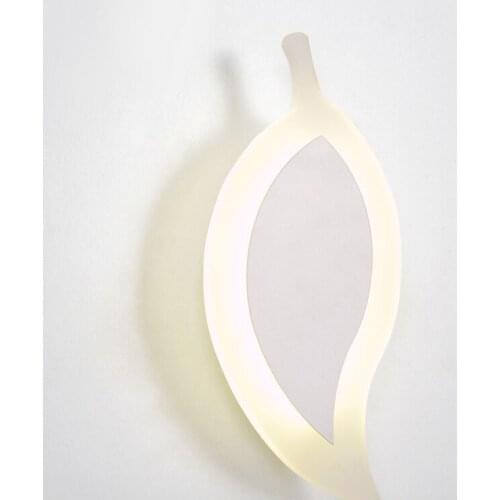 Creative leaves LED wall lamp Acrylic bed aisle porch stairs wall lamp living room bedroom lamp WF5031109