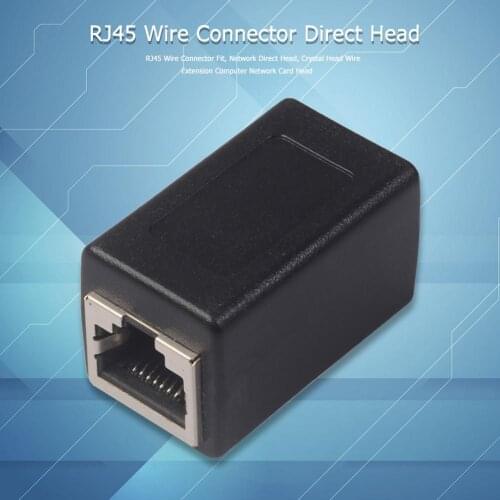 RJ45 Female to Female Network LAN Connector Adapter Coupler Extender RJ45 Ethernet Cable Extension Converter Computer Connectors