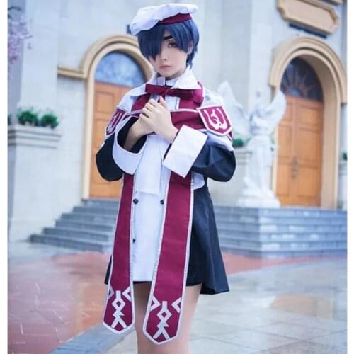 Japan Clothes Carnaval Costume Suits Full Set Man Woman Black Butler Kuroshitsuji Cosplay Ciel Phantomhive Cos Cosplay Costumes