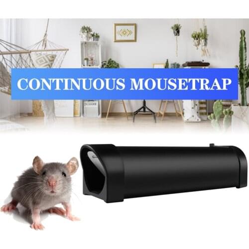 1/2/3pc Fully Automatic Efficient Mousetrap Plastic Reusable Small Mousetrap Rat Trap Bait Rodent Catcher Pest Control Mousetrap