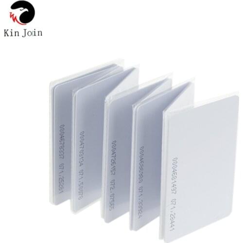 PVC PLASTIC Blank ID Card Credit Card Thin White Available For Card Printer