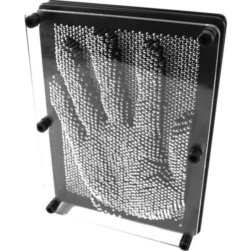 2020 3D Metal Pin Art Board Game Toy Classic Pin Impression Desk Toys Sculptures for Children Adults