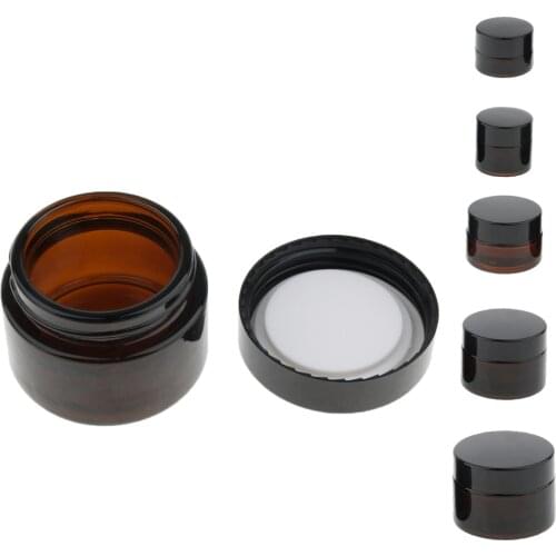 6 Pcs Refillable Empty Cosmetic Container Jars Make Up For Women/Men 5g