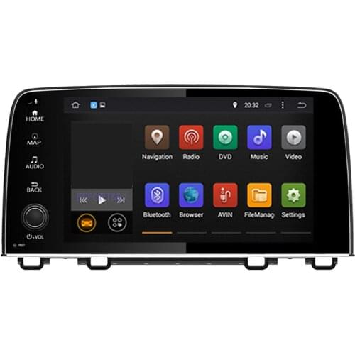 9" Car GPS Navigation For HONDA CRV 2017-2022 Android 10.0 IPS Screen Auto Radio Stereo Multimedia DVD Player With BT WIFI RDS