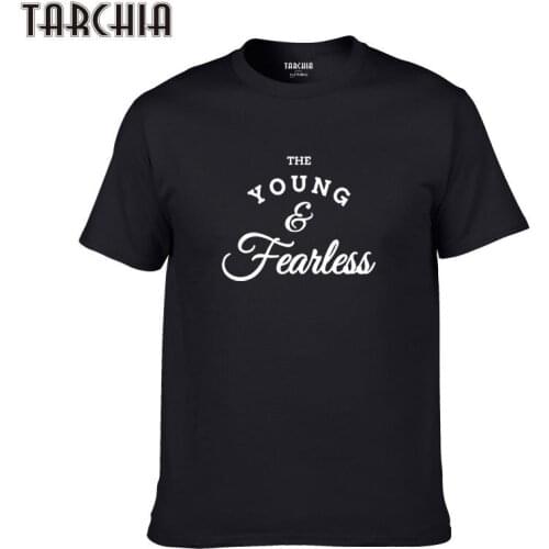 TARCHIA 2021 Cotton Casual Homme Summer The Young Is Men Brand Short Sleeve Boy Fashion t-shirt Tshirt Plus Tops New Tees